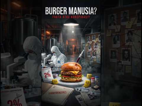 Burger daging manu***? #VOID #Konspirasi #TeoriKonspirasi #Misteri #DarkFacts #urban #fyp  #fyi