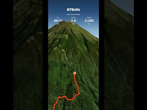 Video 3D Pendakian Gunung Sindoro via Kledung | Strava 3D #sindoro #hiking #pendaki #gunung