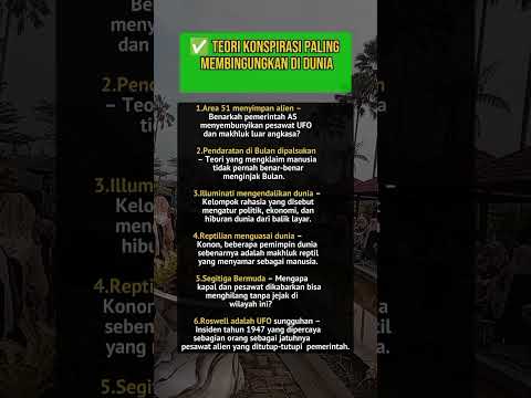 TEORI KONSPIRASI YG SERING DI BAHAS DUNIA. #shortvideo #faktadunia #teorikonspirasi