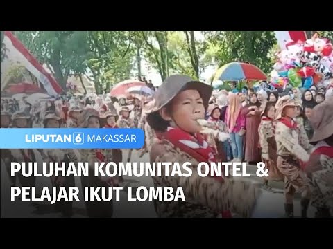 Puluhan Komunitas Ontel & Pelajar Ikut Lomba | Liputan 6 Makassar