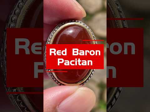 Red Baron Pacitan: Si Merah Elegan dari Tanah Jawa! #akik #batuakik #redbaron #redbaronpacitan