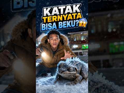 ternyata hewan ini bisa beku? 😱😱 #teorikonspirasi #katak #kodoksawah #salju #lewatberanda