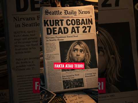 Disaat lagi naik naiknya, Tapi…⁉️ Dia menutup karirnya.. #kurtcobain #nirvana #teorikonspirasi