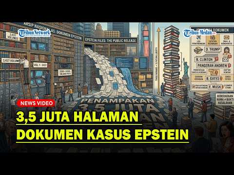 PENAMPAKAN 3,5 JUTA Halaman Dokumen Kasus Epstein❓