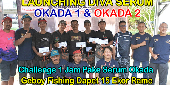 Kabarmancing Channel : Challenge 1 Jam Pake Okada, Launching Diva Serum Okada 1 & Okada 2