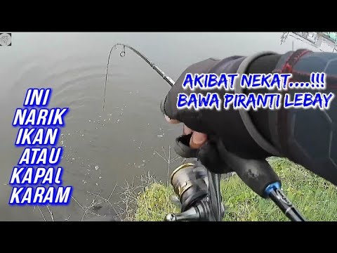 MANCING GABUS HARUAN SUPER BESAR DI WADUK, UMPAN CASTING JITU PAKAI HS, ULTRA LIGHT FISHING SURABAYA