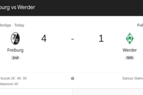hasil-freiburg-vs-werder-bremen:-yuito-suzuki-hat-trick,-freiburg-menang-4-1