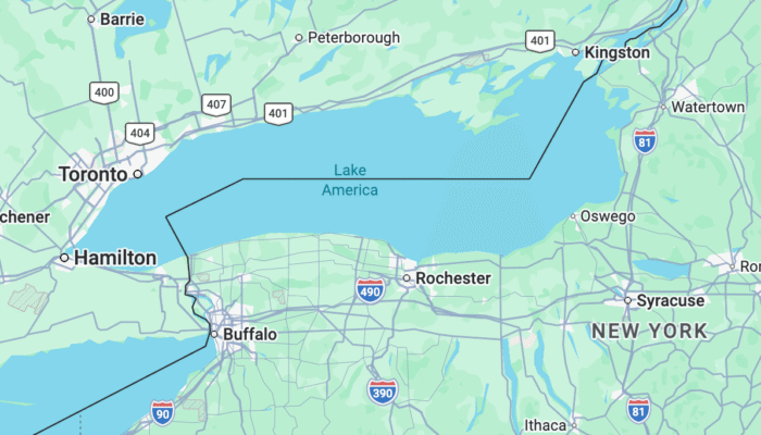 google-maps-now-shows-‘lake-america’-instead-of-lake-ontario