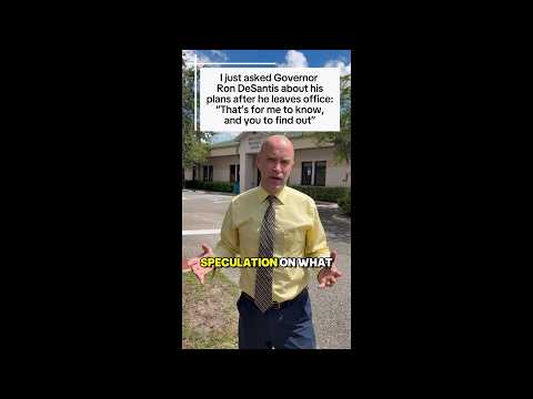 DeSantis keeping plans after he leaves office close to the vest