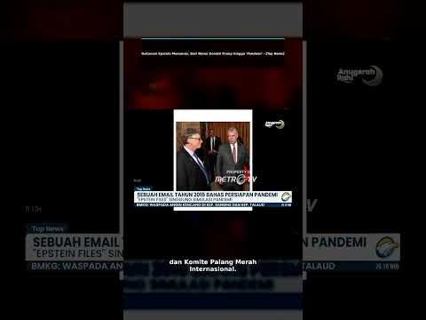 Dokumen Epstein Memanas, Dari Nama Donald Trump hingga ‘Pandemi’ – [Top News]