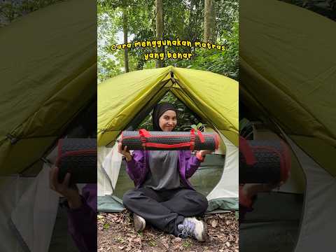 Hayo, siapa nih yang masih suka salah pake matras? #gunung #pendaki #pendakigunung #hiking #matras