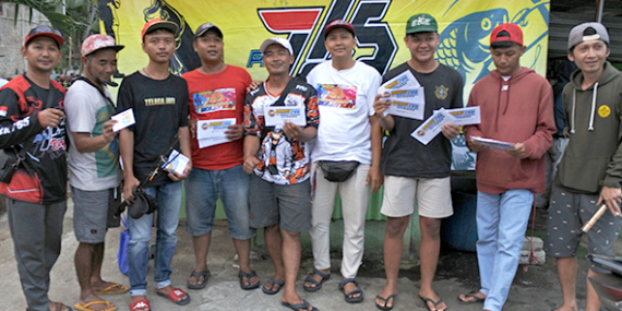 Silaturahmi Antar Angler, Ranjau 765 Rayakan HUT RI Ke 81 di Galapung Nayla Fishing