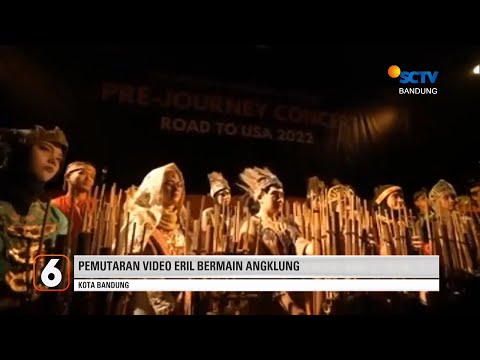 Pemutaran Video Eril Bermain Angklung | Liputan 6 Bandung