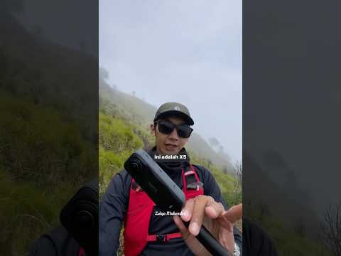 MENDAKI GUNUNG PAKAI KAMERA INSTA360 X5 #pendaki #mendaki #pendakigunung