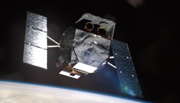 a-satellite-falling-out-of-orbit-embarks-on-its-final-mission