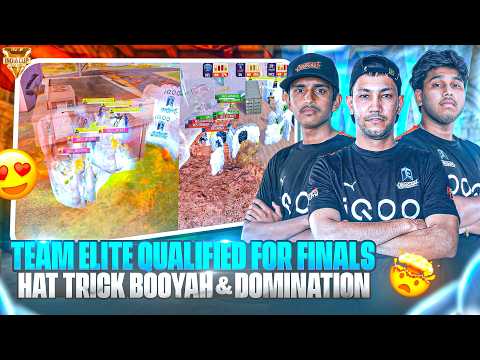TEAM ELITE QUALIFIED FOR FFMIC 2026 FINALS🔥💙 | TEAM ELITE HAT-TRICK BOOYAH ANALYSIS✅ | FF ESPORTS