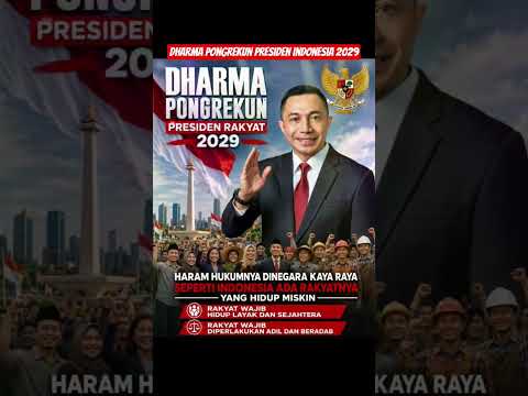 DHARMA PONGREKUN PRESIDEN INDONESIA 2029‼️
