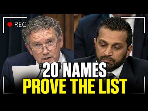 Kash Patel DENIED The Epstein List – Then 20 Names Hit The Record