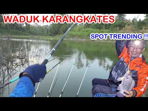 SPOT MANCING TRENDING SAAT INI IKAN MASIH MAKAN !! Mancing Nila Waduk Karangkates