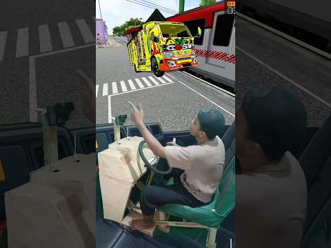 truk kicau mania manakah yang bisa mengejar kereta solo gais #bussid
