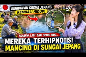 TKI Indonesia Selamatkan Ekosistem Sungai Jepang, Kini Orang Jepang Kembali Hobi Mancing Di Sungai