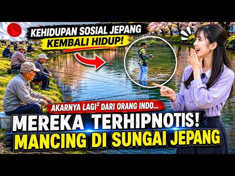 TKI Indonesia Selamatkan Ekosistem Sungai Jepang, Kini Orang Jepang Kembali Hobi Mancing Di Sungai