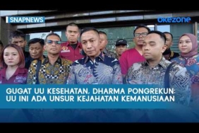 Gugat UU Kesehatan ke MK, Dharma Pongrekun: UU Ini Mengandung Unsur Kejahatan Kemanusiaan | Snapnews