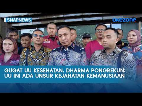Gugat UU Kesehatan ke MK, Dharma Pongrekun: UU Ini Mengandung Unsur Kejahatan Kemanusiaan | Snapnews