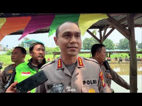 Polres Metro Bekasi Kota Mancing Bersama Ojol