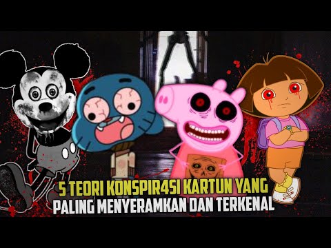 5 teori konspirasi kartun yang paling menyeramkan dan terkenal !!!😱👆