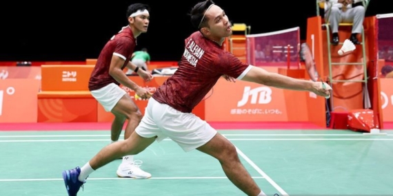 Fajar/Fikri sumbang poin pertama beregu putra Indonesia