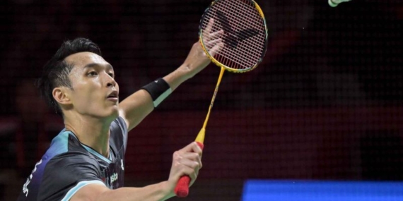 Jonatan awali perempat final beregu putra dengan hasil minor