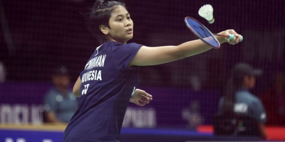 Thalita gagal menangi partai ketiga perempat final bulu tangkis