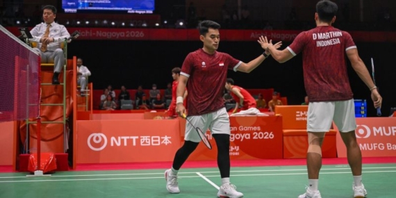 Atasi Thailand 3-1, beregu putra Indonesia ke final bulu tangkis