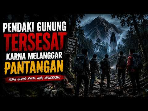 Kisah Horor Pendaki Gunung Tersesat Karena Melanggar Pantangan | Cerita Horor Gunung Paling Mencekam
