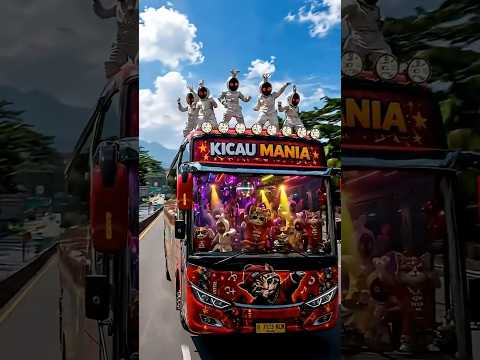 bus telolet joget kicau mania #shorts #trending #funny #subscribe