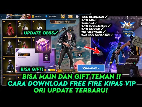 UPDATE‼️ BISA MAIN TERUS ✅CARA DOWNLOAD FF KIPAS BETA VIP ORI BISA KILL UPDATE TERBARU 2026 😳
