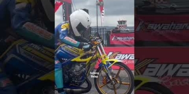 Raka Komang podium 1.Ninja rangka standart IDC seri 3!!! #wijayaracing #teknotuner #shorts