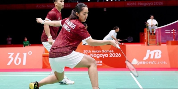 Debutan di Asian Games, Amri/Nita sukses capai partai puncak