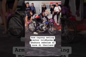 MX ABAKURA TRIDHARMA DI SETTING ARM RAYONG DI SIRKUIT KLONG HAE THAILAND‼️😱 #dragthailand