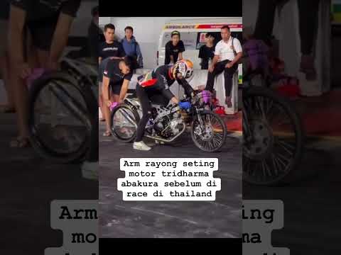 MX ABAKURA TRIDHARMA DI SETTING ARM RAYONG DI SIRKUIT KLONG HAE THAILAND‼️😱 #dragthailand