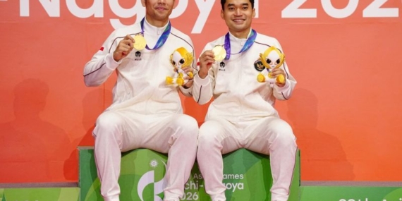 Leo/Daniel kawinkan medali emas Asian Games 2026