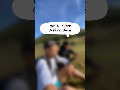 Pendakian Solo Hiking Tektok Gunung gede part4 #pendakigunung #reels #gununggede #travelvlog