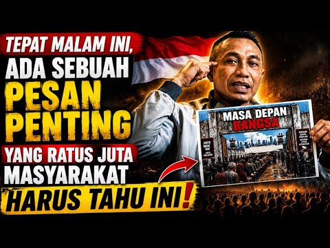 DHARMA PONGREKUN!!TEPAT MALAM INI,ADA SEBUAH PESAN PENTING YANG RATUS JUTA MASYARAKAT HARUS TAHU INI