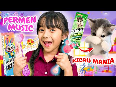 FANS KICAU MANIA WAJIB NONTON 😍 SAMANTHA BORONG PERMEN MUSIK VIRAL PALING DICARI !