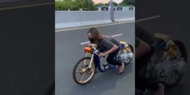 Tes motor drag joki cewek🤩🤩 Bagimana Menurut Kalian?, Komentar Dibawah Ini. #shortvideo #fypシ