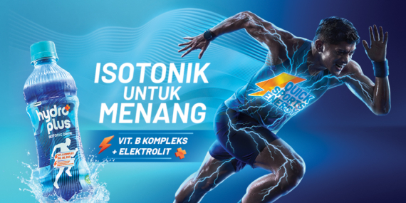 GELORAKAN ENERGI TERBAIKMU DENGAN FORMULA BARU HYDROPLUS ISOTONIC DRINK #IsotonikUntukMenang