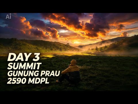 Jalur Ramah Pendaki Pemula untuk SUMMIT PUNCAK Gunung PRAU 2590 MDPL via PATAK BANTENG