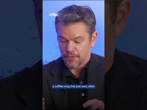 Matt Damon’s message to the global elite