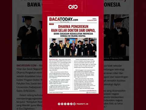 DHARMA PONGREKUN BAWA GAGASAN KEDAULATAN INDONESIA HINGGA KE RUANG DIGITAL